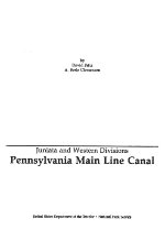 NPS "Pennsylvania Main Line Canal," Original Title Page, 1993